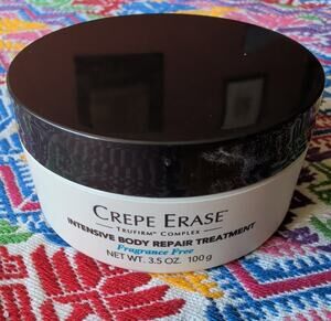 Crepe Erase Intensive Body Repair Treatment 3.5 oz 100 g  Fragrance Free Open